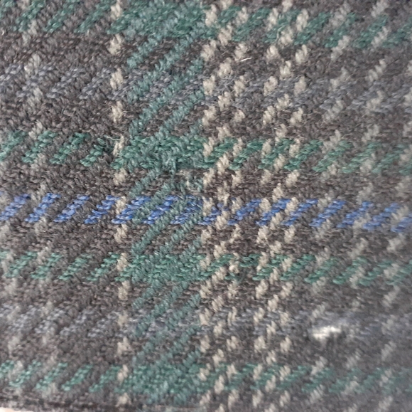 Canda Vintage Men's Double Breasted Wool Sport Coat Multicolour Plaid Size 44 - Picture 9 of 9